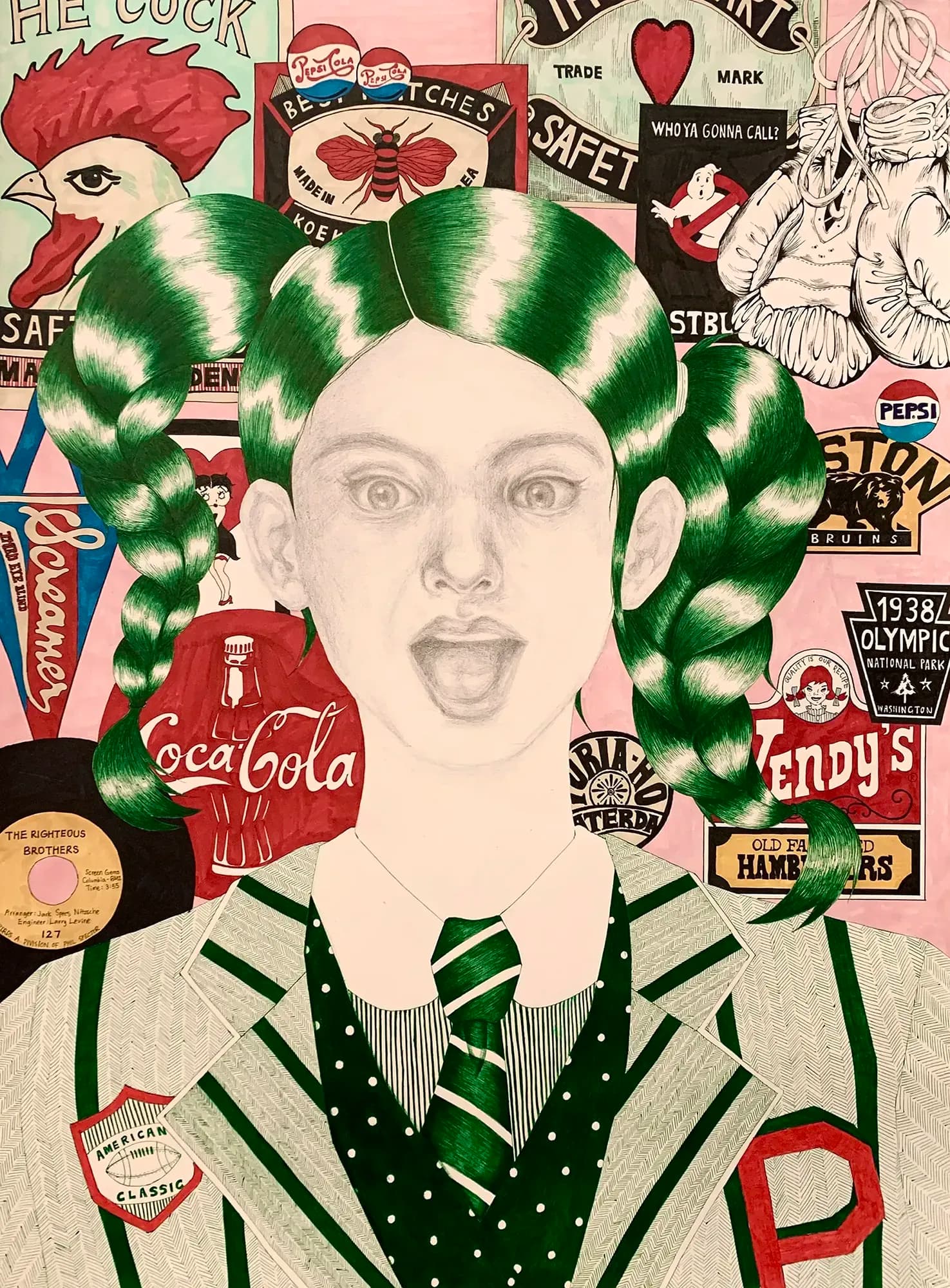Girl with Green Hair